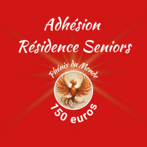 Petite affiche des membres résidants en Epadh ou résidence Seniors pour l'association Phénix du Monde