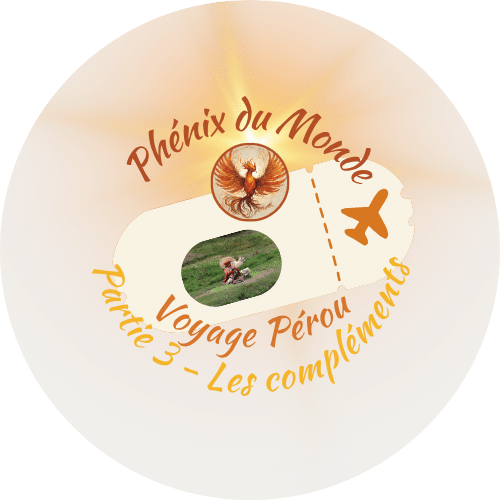 Affichette Voyage Pérou, organisé par l'association Phénix du Monde - Partie 2 : Les compléments au voyage