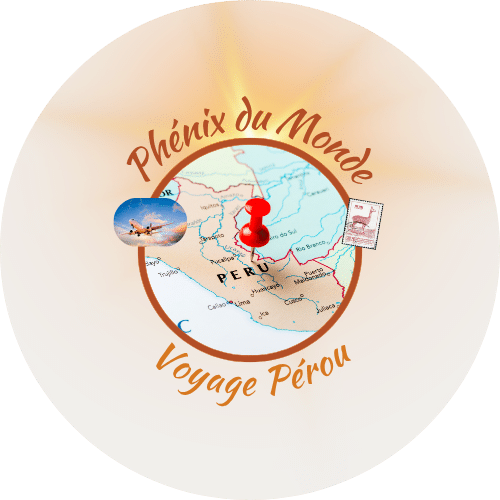 Affichette Voyage Pérou, organisé par l'association Phénix du Monde